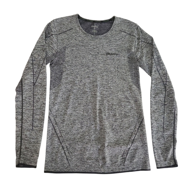 CRAFT Active Comfort Men's Long-Sleeved Thermal Underwear running gray medium - Picture 9 of 13